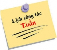 Lịch công tác tuần 18