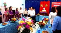 Bộ trưởng Bộ Giáo dục và Đào tạo Phùng Xuân Nhạ thăm Trường Mẫu giáo Quế Thuận, huyện Quế Sơn