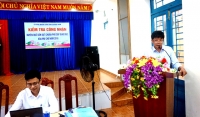Đoàn Kiểm tra của tỉnh Quảng Nam kiểm tra công nhận huyện Quế Sơn đạt chuẩn Phổ cập giáo dục và Xóa mù chữ năm 2018