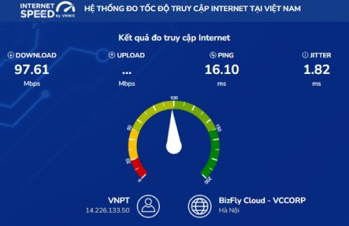 Ứng dụng Đo tốc độ Internet i-Speed